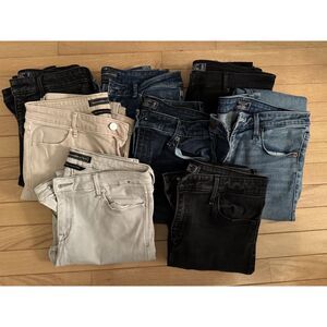 8 PAIRS Women's Size 6-8 Jeans (Abercrombie, American Eagle, J. Crew)
